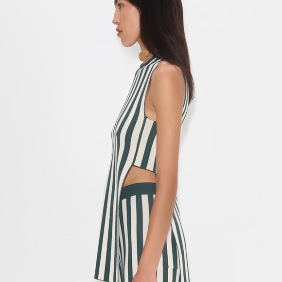 SIMONMILLER | CANOGA KNIT TOP GUMMY GREEN STRIPE (Multiple Sizes) - Picture 2 of 5
